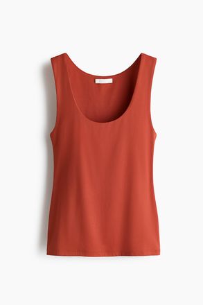 H&M Tanktop aus Mikrofaser - Orange