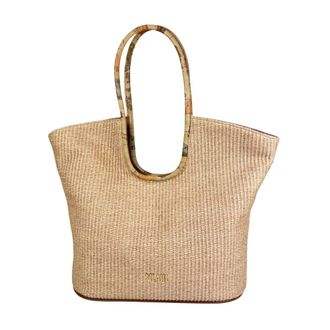 Alviero Martini 1A Classe Tote Bags, female, Beige, Size: ONE SIZE Sunny Rafia Shopper