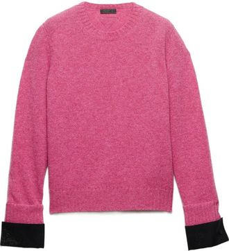 Prada Shetland Wool Crew-neck Sweater