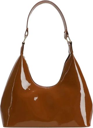 Generic Compatible For Retro Shoulder Bags Leather Armpit Bag Style Womens Handbag Lady(Brown)