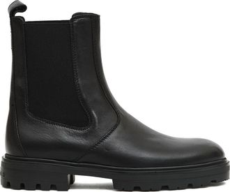 Hogan H673 Chelsea Enkellaars - Heren - Chelseaboots - Zwart - 44 EU - Leer - Schoenen