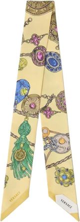 Versace Smal Bandeau - Dames - Zijden sjaals - Veelkleurig - ONE Size - Accessoires