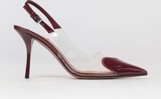 Alaia Le Caur Patent Leather Slingback Court Shoes with High Stiletto Heels