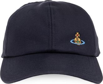 Vivienne Westwood Baseball Cap - unisex - Petten - Blauw - S/M - Katoen - Accessoires