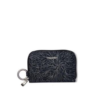 Baggallini Deluxe Card Case in Midnight Blossom Print at Nordstrom