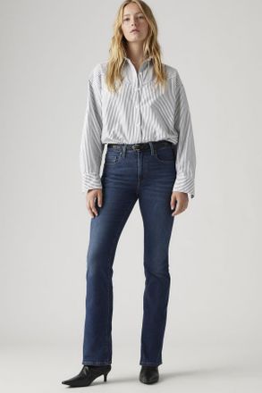 Levi's Vaqueros de talle alto Bootcut 725 - Mujer - 23X30 - Lavado oscuro / Dark Indigo Worn In