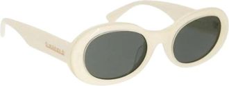 Gucci Pre-owned Plastic Zonnebril - Dames - Vintage Accessoires - Wit - ONE Size - Vintage