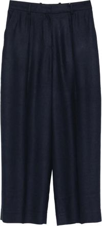 Toteme Flanellen broek - Blauw