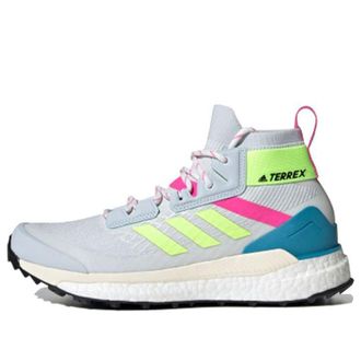 adidas (WMNS) adidas Terrex Free Hiker Primeblue Halo Blue Yellow Screaming Pink FY7336