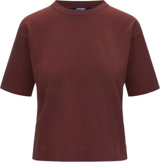 K-Way Esmer Pullover - Dames - T-shirts - Bruin - XS - Katoen - Tops