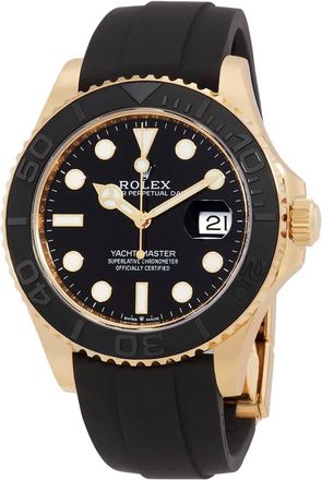 Rolex Yacht Master 42 Automatic Chronometer Black Dial 18kt Yellow Gold Mens Watch M226658-0001