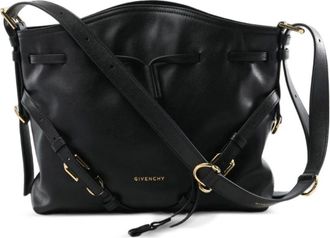 Givenchy Tassen, Dames, Zwart, ONE Size, Leer, Borsa tote Voyou piccola