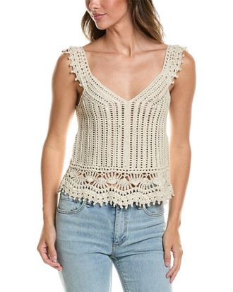 Autumn Cashmere Crochet Cami Top