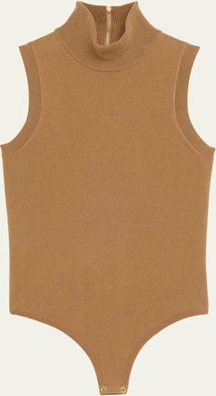 Michael Kors Turtleneck Sleeveless Bodysuit