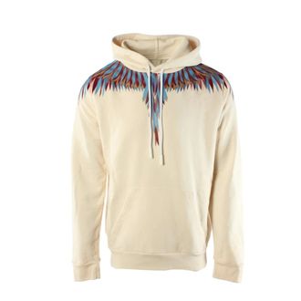 Marcelo Burlon Jumper - male - Marcelo Burlon - Hoodies - Beige - S - Sweatshirts & Hoodies
