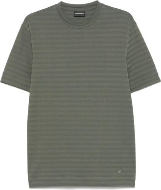 Emporio Armani T-shirt a righe - Verde