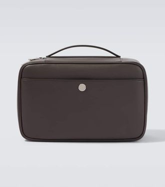 Brunello Cucinelli Leather toiletry bag