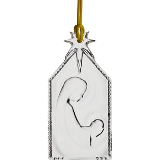 Waterford Nativity Crystal Ornament in White at Nordstrom