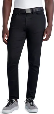 Karl Lagerfeld Mens Slim Fit Mid-Rise Skinny Pants