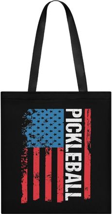 Generic U.S. Flag Womens Tote Casual Shopping Bag Lightweight Shoulder Bags Hobos Handbag for Work Travel Daily 35x40cm