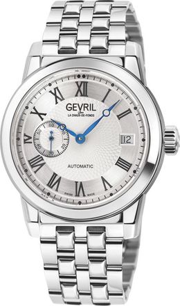 Gevril Group Madison Automatic White Dial Mens Watch 2563B