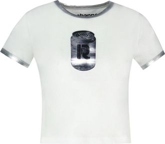 Paco Rabanne Womens Cotton T-Shirt White