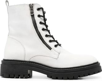 Geox 45mm Iridea boots - women - Synthetic Rubber/Polyester/Bovine Leather/Polyurethane - 39 - White