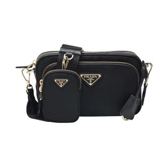 Prada Dames, Tassen, Zwart, Maat: ONE Size Nylon