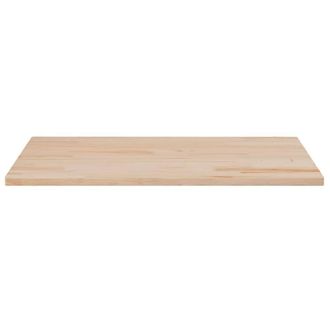 Berkfield Home Table Top 110x60x2.5 cm Solid Wood Pine Rectangular in Natural