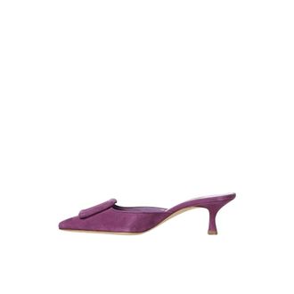 Manolo Blahnik Dames, Schoenen, Paars, Maat: 37 1/2 EU