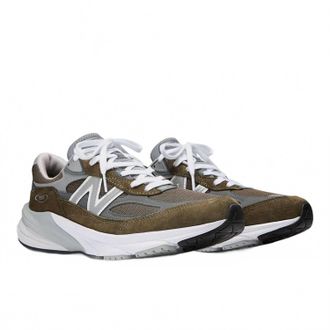 New Balance Mens U990Og6 Running Shoes In Olive Green