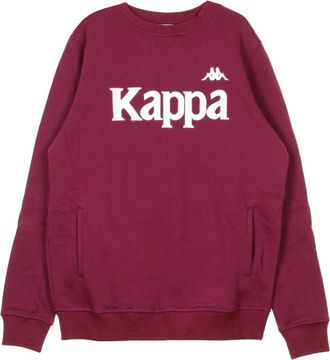Kappa Stijlvolle Crewneck Sweatshirt in Violet/Grijs - Heren - Sweatshirts - Paars - XL - Hoodies & sweatvesten