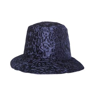 Flapper Astrakhan Emmerhoed - Dames - Hoeden - Blauw - L - Accessoires