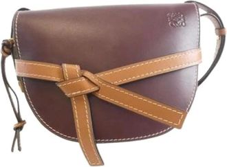 Loewe Pre-owned Cross Body Bags, female, Brown, Size: ONE SIZE Pre-owned Shoulder Bag