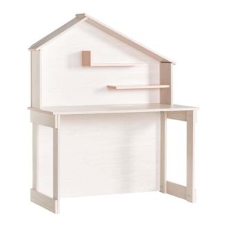 Muemue Mesa escritorio rosa 148,4x117,6x58cm