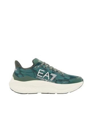 Emporio Armani Wave Pattern Running Sneakers with Reflective Details