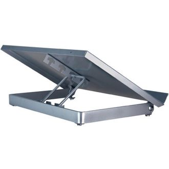 OEM Soporte De Concepto W350xd247xh60mm Met Plateado Distancia De Visualizaci&oacute;n Ajustable