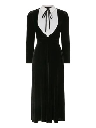 Temperley London Pompidou dress - women - Viscose/Silk/Spandex/Elastane/Silk/Viscose/Elastane/Cotton - 12 - Black