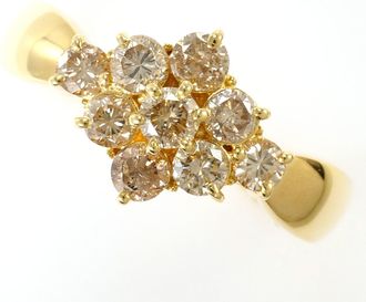 C&A Yellow Gold Yellow Gold (18K) Band Ring (Pre-Owned)