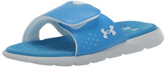 Under Armour Womens Ignite Pro Slide Sandal, (401) Viral Blue/White/White, 5.5 UK