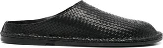 Buttero Sabot Slipper - Heren - Pantoffels - Zwart - 40 1/2 EU - Leer - Schoenen