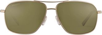 Serengeti Eyewear Dorwinn Polarized SS578001 Mens Sunglasses Gold Size 46