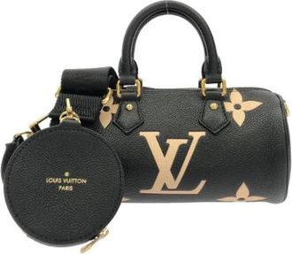 Louis Vuitton Pre-owned Papillon BB Monogram Empreinte Schoudertas - Dames - Vintage Handtas - Zwart - ONE Size - Leer - Vintage
