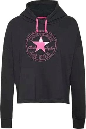 Converse (WMNS) Converse Athleisure Casual Sports hooded Knit Hoodie Black 10017873-A01