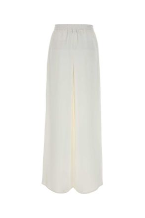 Max Mara Vela Exterior: Silk Pantaloni Trousers