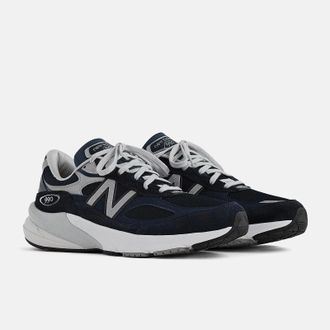 New Balance Mens New Balance Made in USA 990v6 M990NV6 Sneakers Mens Navy Lace Up Lifestyle Shoes