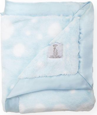 Little Giraffe Luxe Urchin Blanket in Blue at Nordstrom