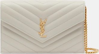 Saint Laurent Portafoglio Cassandre Envelope in pelle