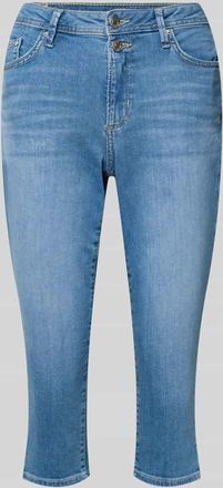 s.Oliver Red Label Slim Fit Caprijeans aus Baumwoll-Mix Modell BETSY in Hellblau, Gr&ouml;&szlig;e 34