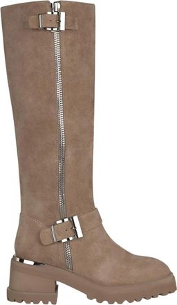Alma En Pena Track zool laars rits - Dames - Hoge Laarzen - Beige - 36 EU - Schoenen